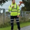 Yoko Mens Hi Vis Zip Hoodie Hvk07