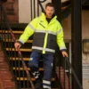 Yoko Unisex Hi Vis Fontaine Storm Jacket Hvp309