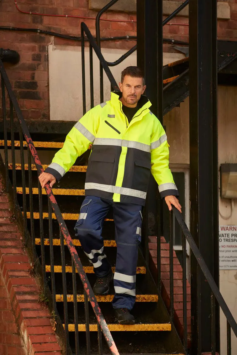 Yoko Unisex Hi Vis Fontaine Storm Jacket Hvp309